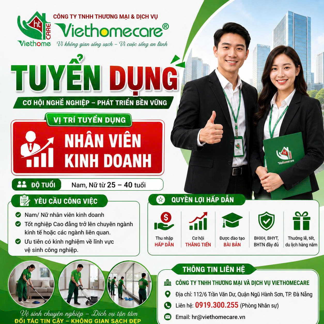 Tuyển Nhân Viên Kinh Doanh Tại Đà Nẵng
